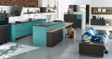 Ballerina Blauwe Eiland keuken XL 5899 en XL 6860