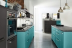 Ballerina Blauwe Eiland keuken XL 5899 en XL 6860